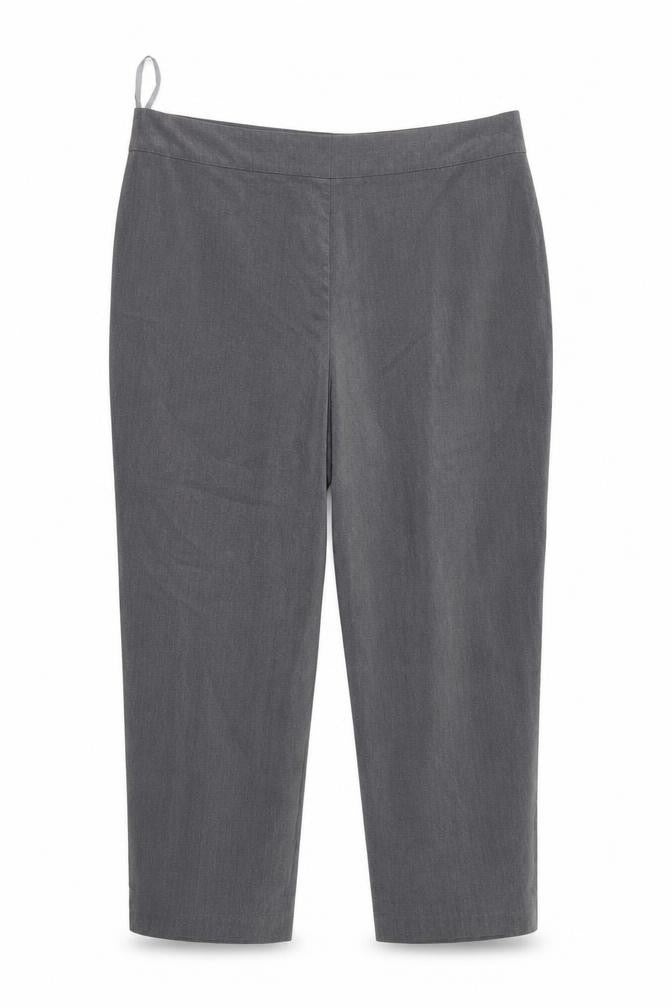 Classic Womens Grey   Cropped Trousers Size 14 L34 in