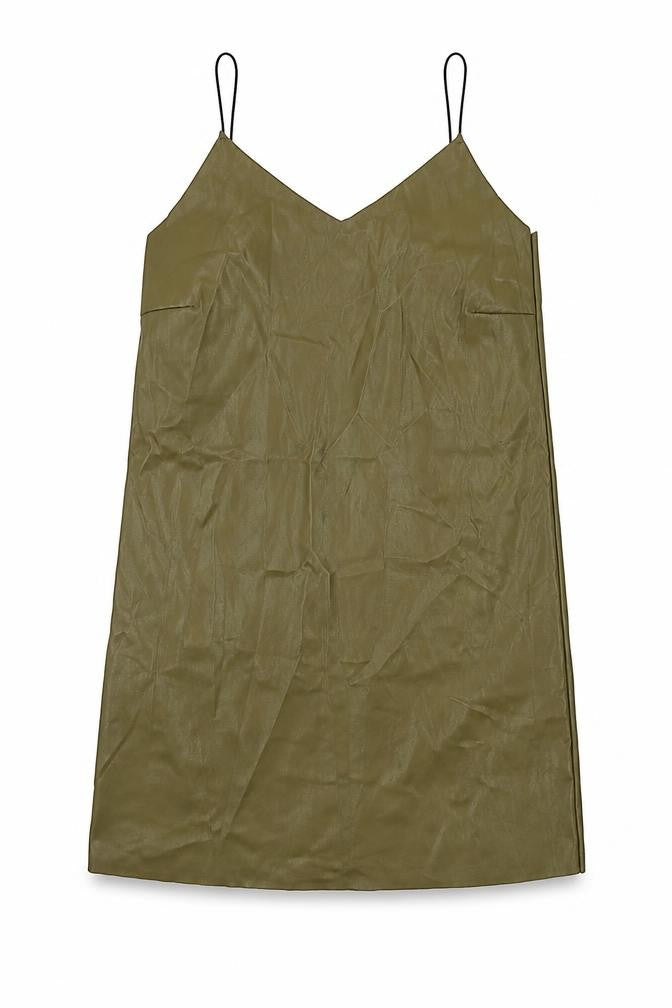 Front view of Noisy May women’s green a-line, size M
