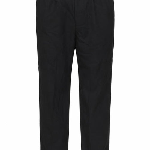 C&A Mens Black   Trousers  Size 30 in L30 in