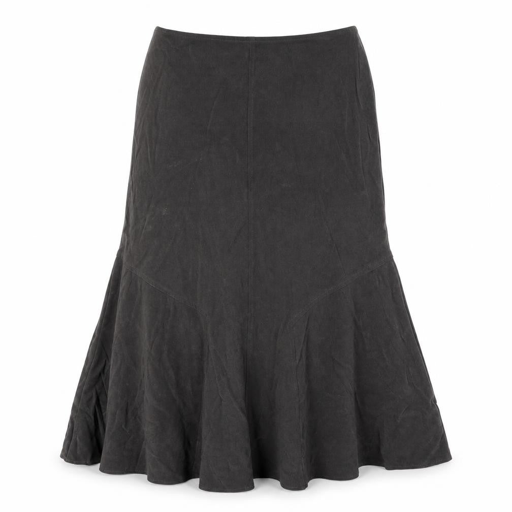 Damart Womens Grey   Trumpet Skirt Size 14