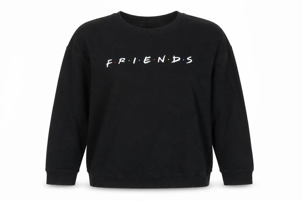 Front view of New Look women’s black jumper, size L