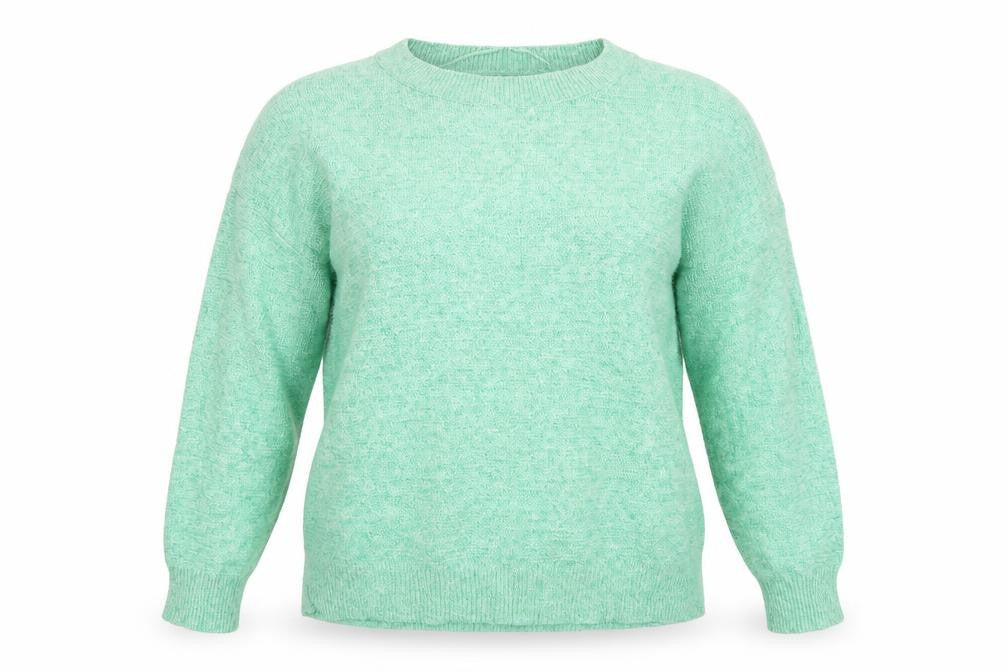 Front view of Vera Moda women’s green jumper, size L