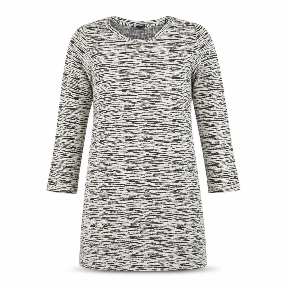 Front view of Monki women’s multicoloured geometric bodycon, size L
