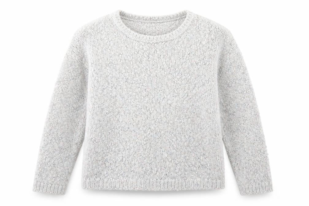 Front view of Marks & Spencer girls’ grey jumper, size 13-14, years