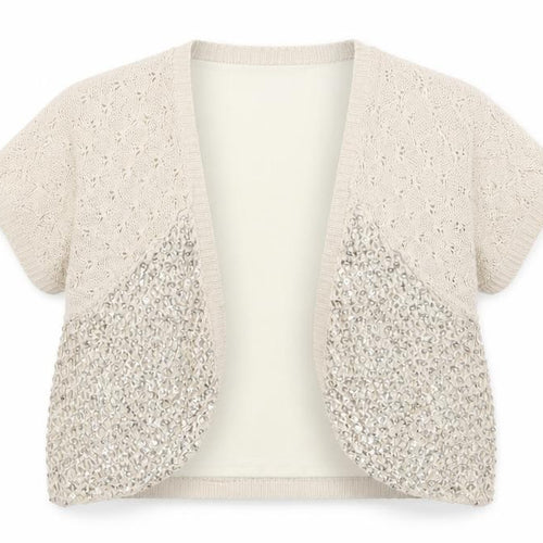 Autograph Girls Beige   Cape Jumper Size 9-10 Years