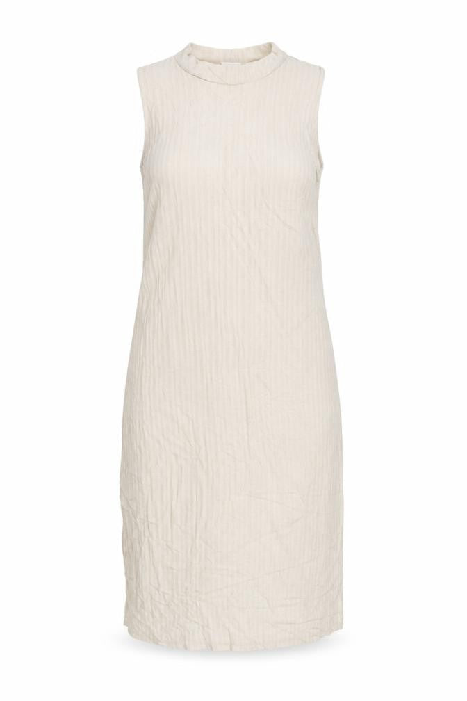 Front view of H&M women’s beige bodycon, size L