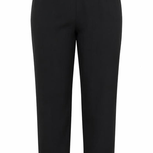 Preworn Womens Black Striped  Trousers  Size 16 L27 in