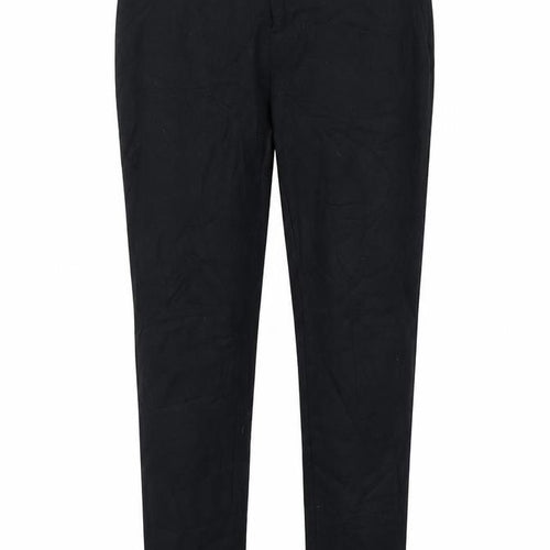 M&S Womens Black   Trousers  Size 10 L28 in