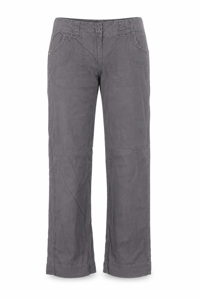 Front view of George women’s grey trousers, size UK 10, 28-inch leg