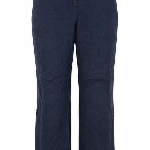 Annuci Womens Blue   Trousers  Size 36 in L30 in