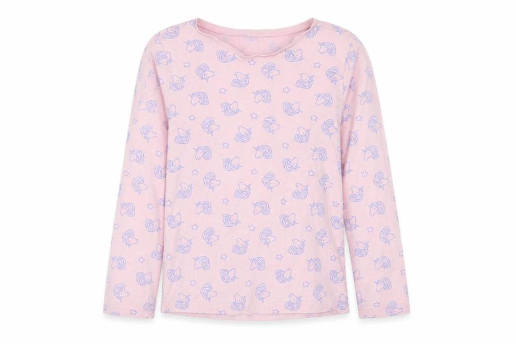 George Girls Pink Polka Dot   Pyjama Set Size 10-11 Years