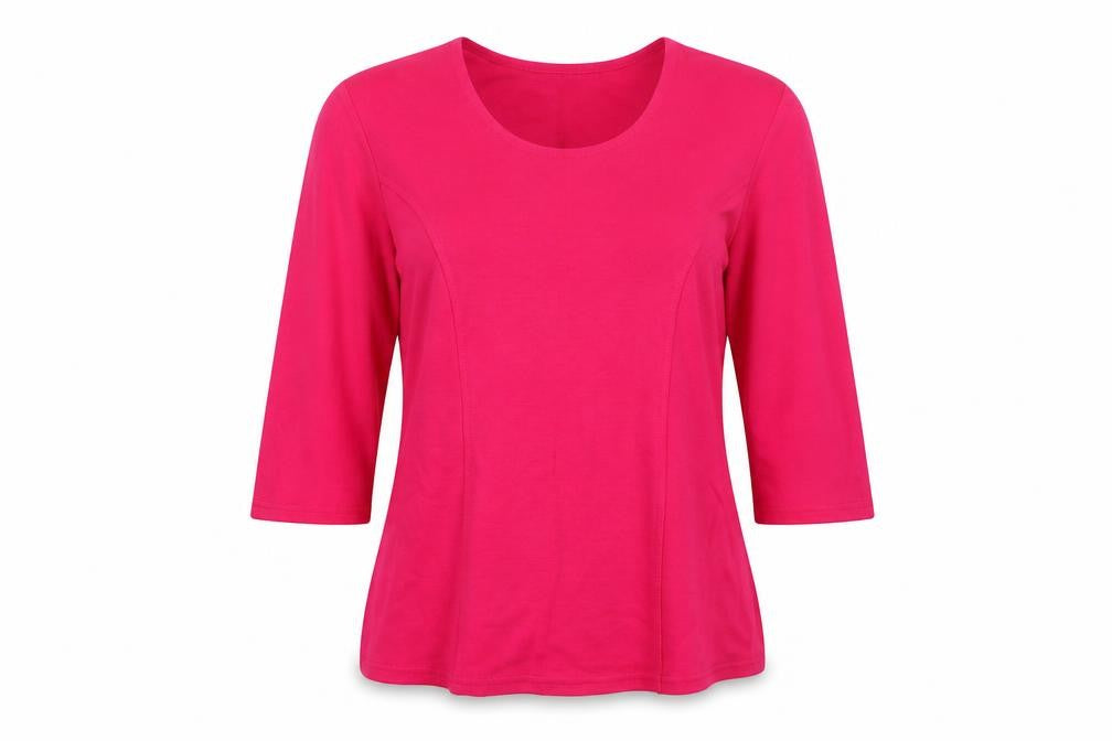 Front view of cmd women’s pink pullover sweatshirt, size XL
