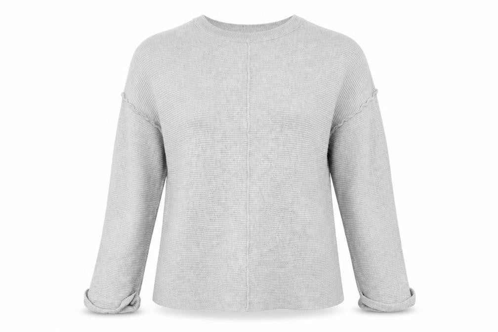 Front view of Primark women’s grey jumper, size L