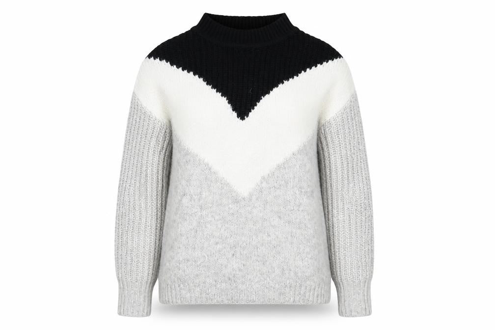 Front view of Papaya women’s multicoloured jumper, size S
