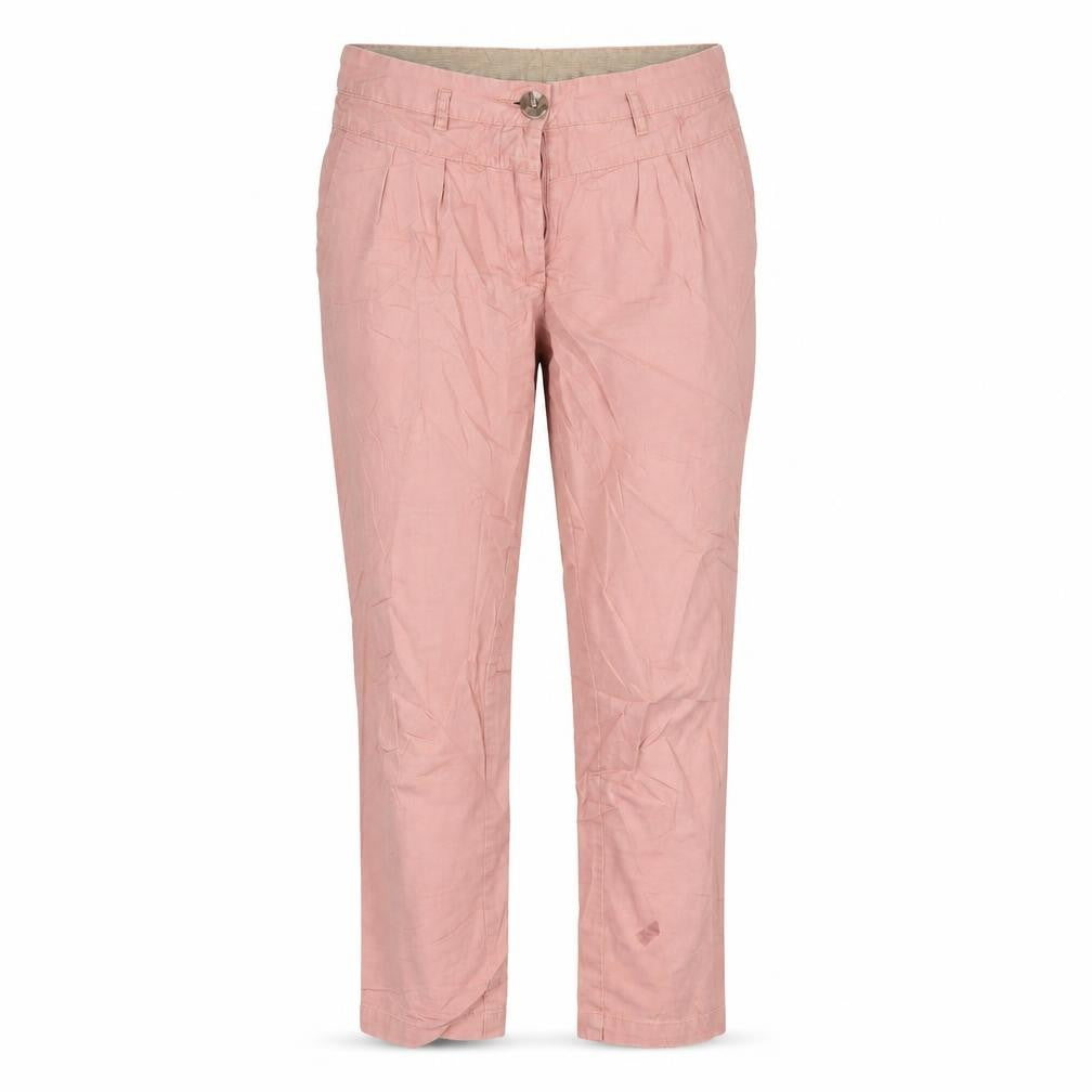 Front view of Next women’s pink cropped jeans, size UK 10, 25-inch leg