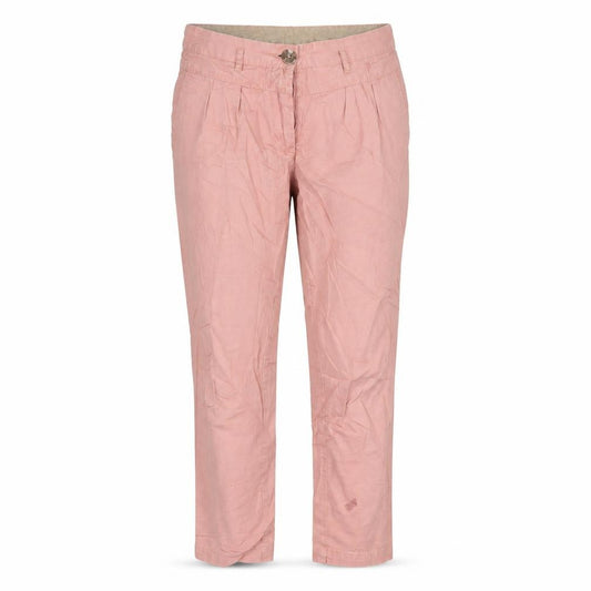 Front view of Next women’s pink cropped jeans, size UK 10, 25-inch leg