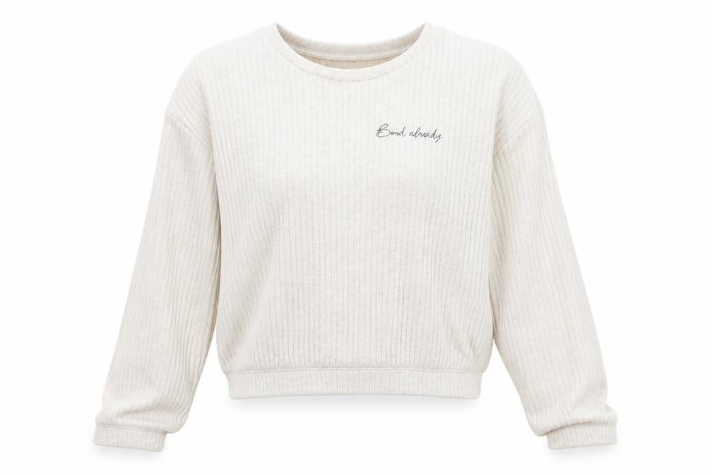 Front view of New Look girls’ beige basic blouse, size 14-15, years