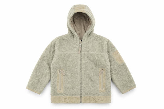 Front view of Next boys’ green jacket, size 3-4, years