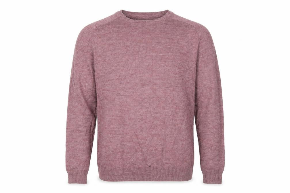 Front view of River Island men’s red jumper, size S