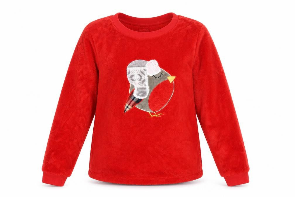 Front view of Preworn women’s red jumper, size M