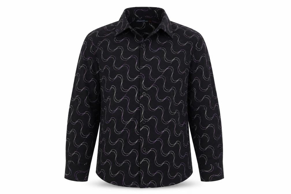 Front view of BHS girls’ black basic button-up, size 7-8, years