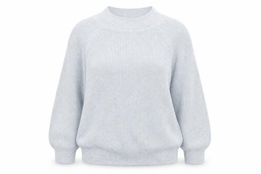 Front view of Next women’s blue jumper, size UK 16