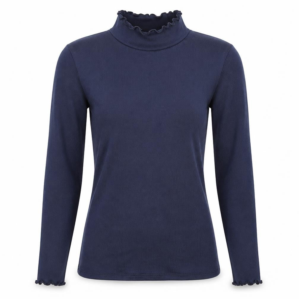 Front view of Primark women’s blue jumper, size UK 6
