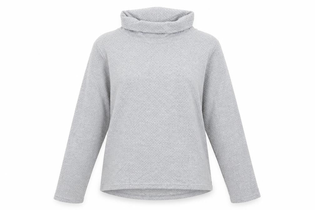 Front view of Matalan women’s grey jumper, size M