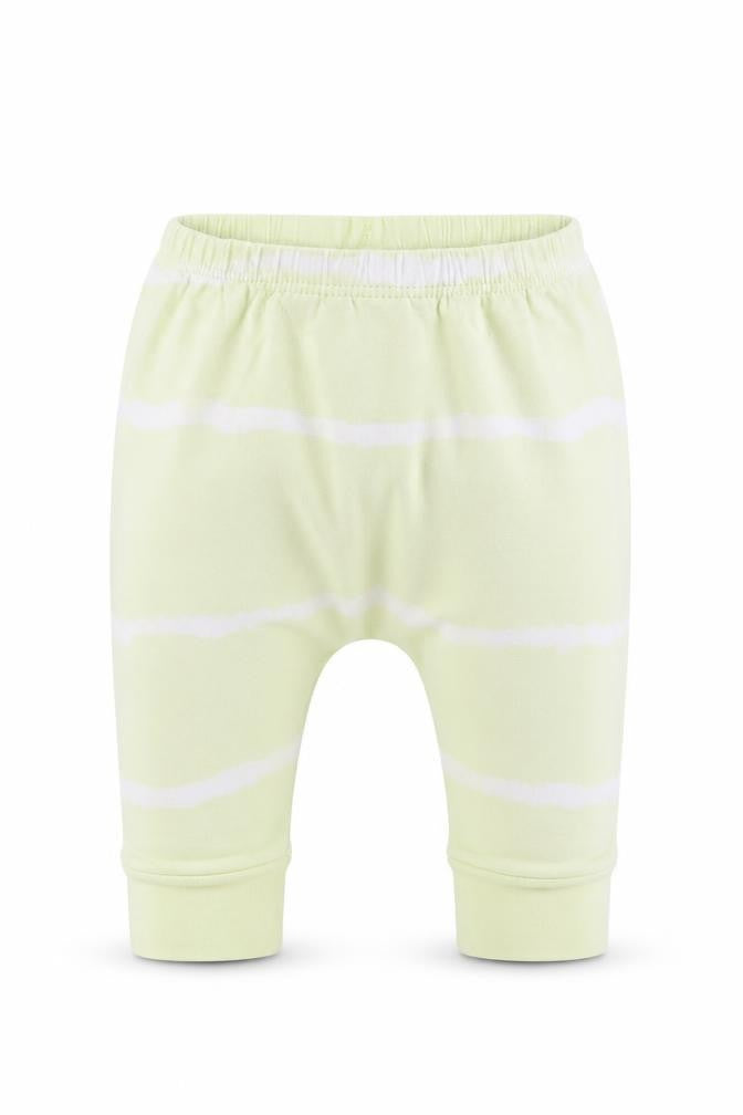 Front view of Next Baby Green Geometric Capri Trousers, size 0-3, Months