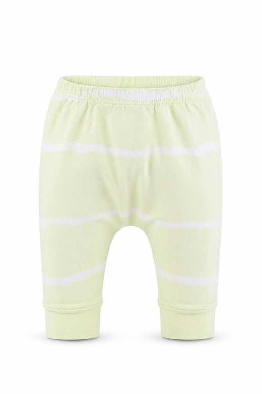 Front view of Next Baby Green Geometric Capri Trousers, size 0-3, Months
