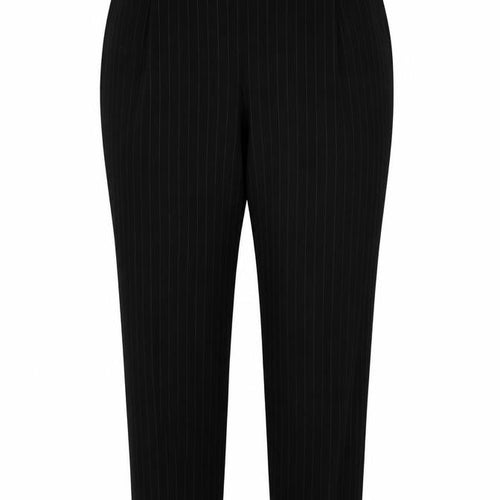 Etam Womens Black Striped  Trousers  Size 18 L21 in