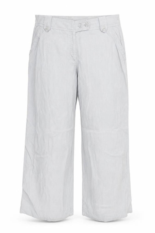 Front view of Limited Edition women’s grey trousers, size UK 14, 29-inch leg