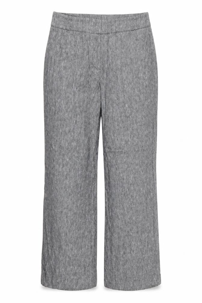 Front view of Country Casuals women’s grey trousers, size UK 32, in, 28-inch leg