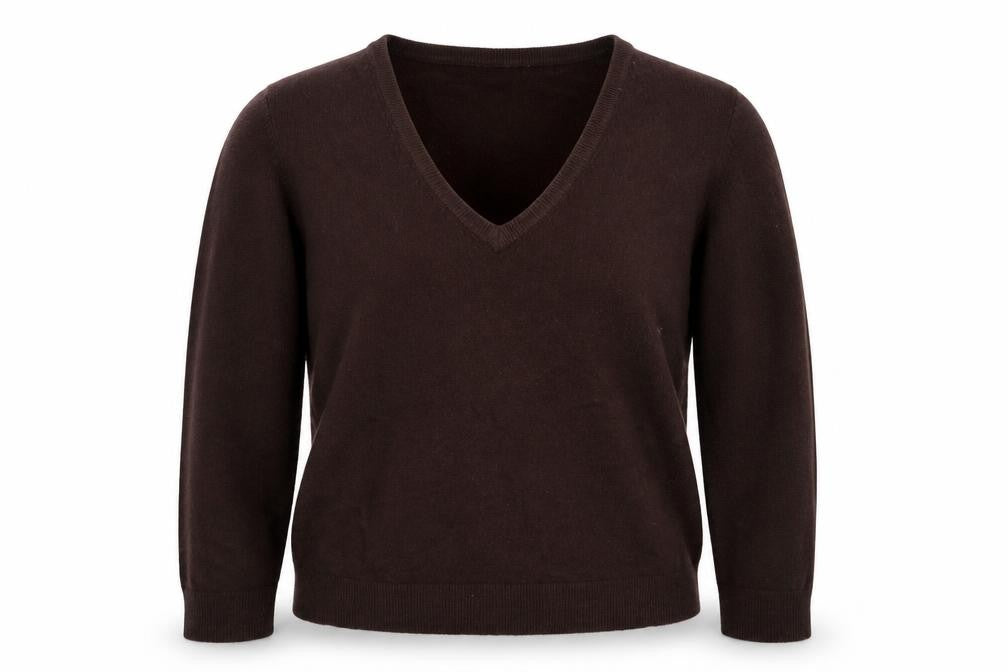 Front view of Look women’s grey knit jumper, size S
