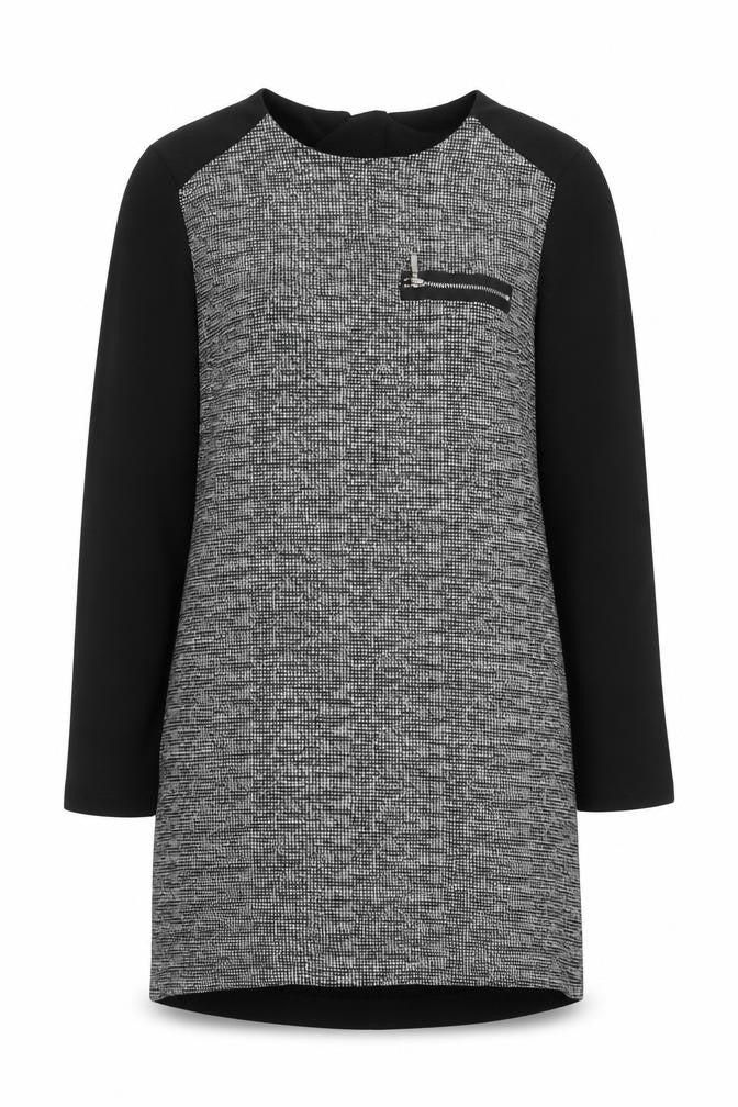 Front view of Primark women’s black shift, size UK 8