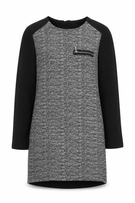Front view of Primark women’s black shift, size UK 8