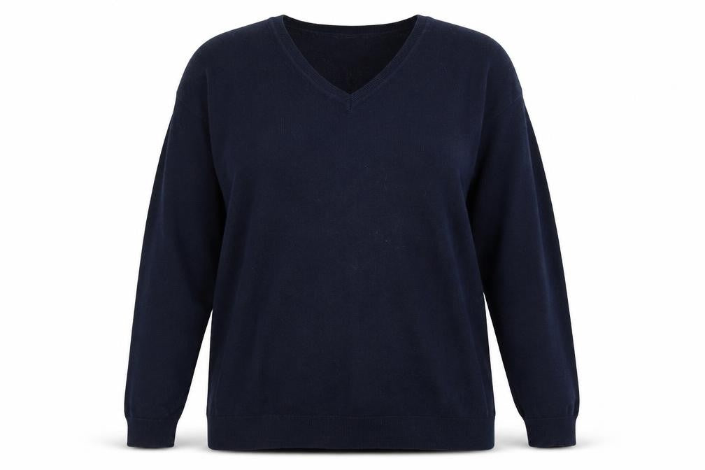 Front view of Next women’s blue jumper, size 2XL