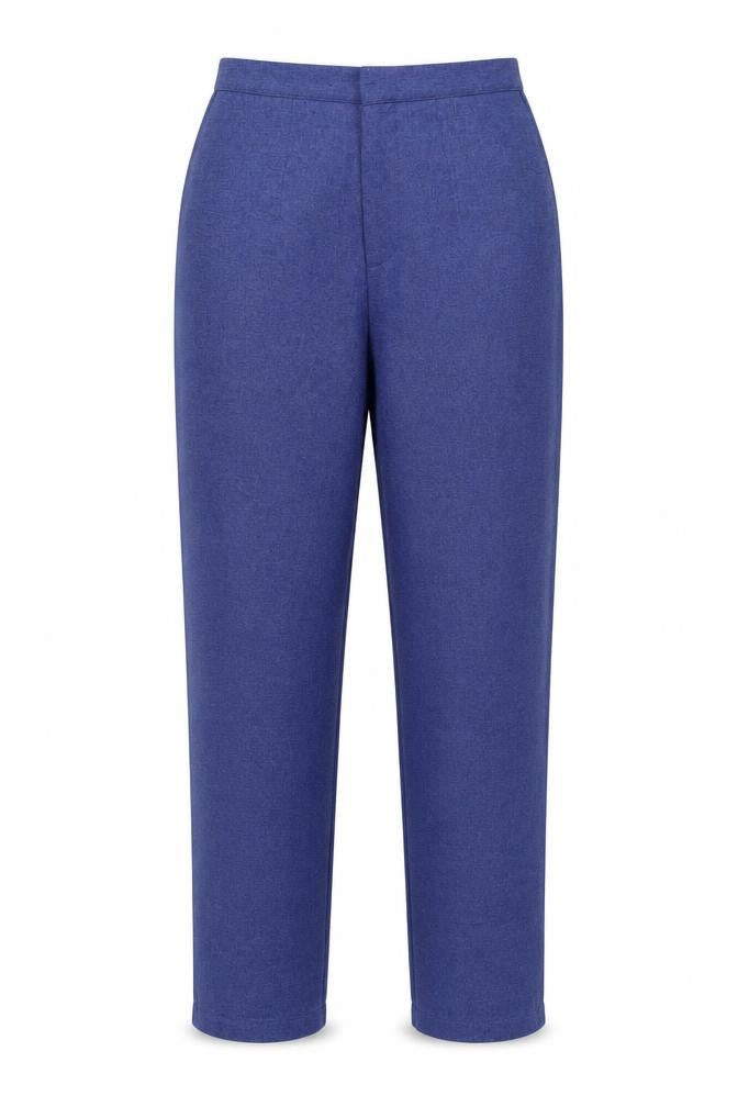 Preworn Womens Blue   Trousers  Size 12 L26 in