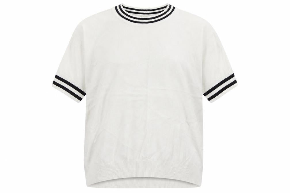 Front view of Next women’s white jumper, size M