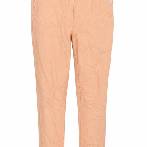 Topshop Womens Orange   Trousers  Size 8 L26 in