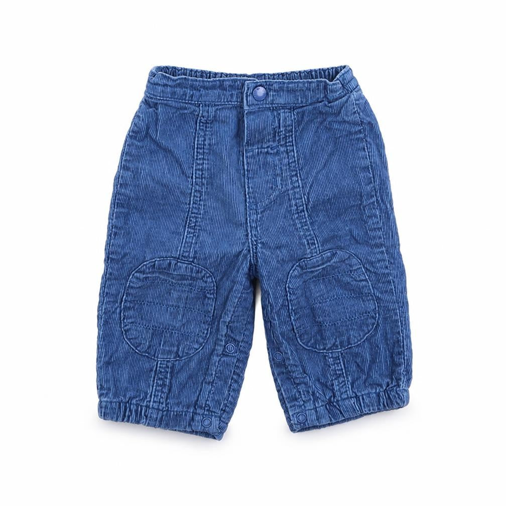 Front view of Tu Baby Blue Capri Trousers, size 3-6, Months