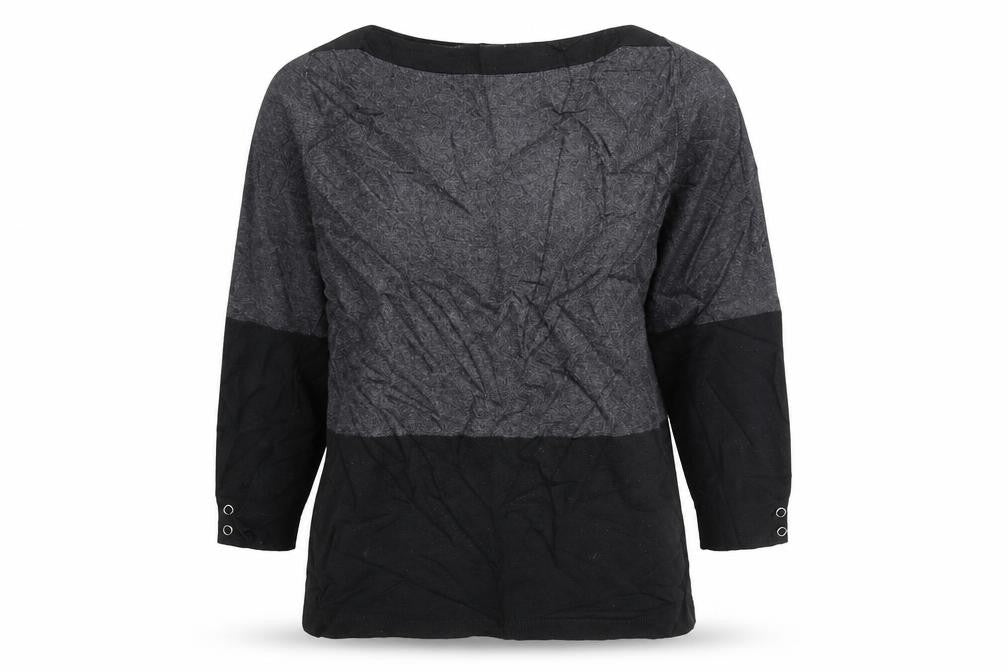 Front view of Matalan women’s grey jumper, size UK 10