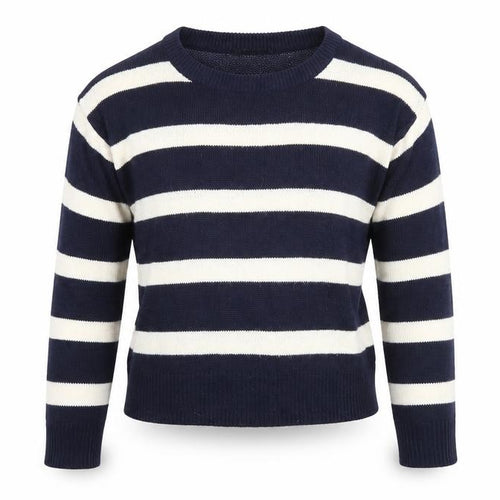 Brave Soul Womens Multicoloured Striped  Henley Jumper Size XS