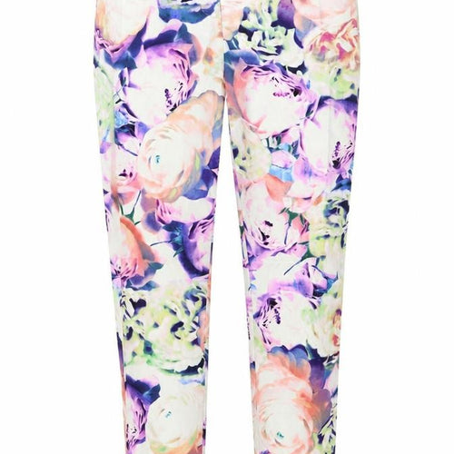 Papaya Womens Ivory   Capri Trousers Size 8 L26 in