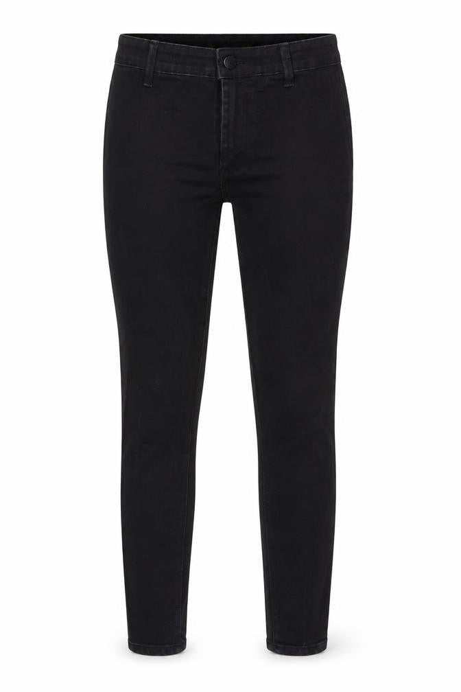Front view of Primark women’s black skinny jeans, size UK 10, 25-inch leg