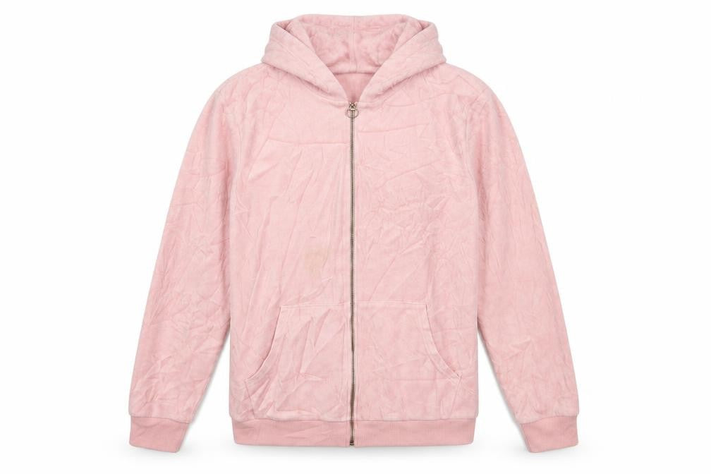 Front view of Papaya women’s pink jacket, size L