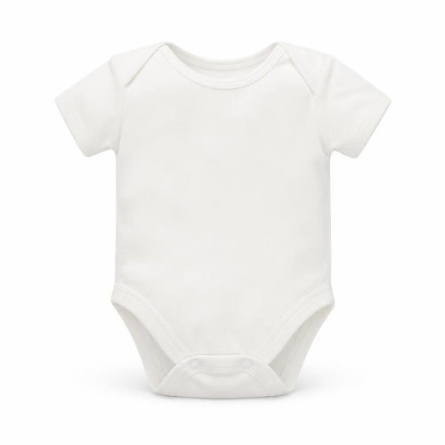 Nutmeg Baby White   Babygrow One-Piece Size 0-3 Months