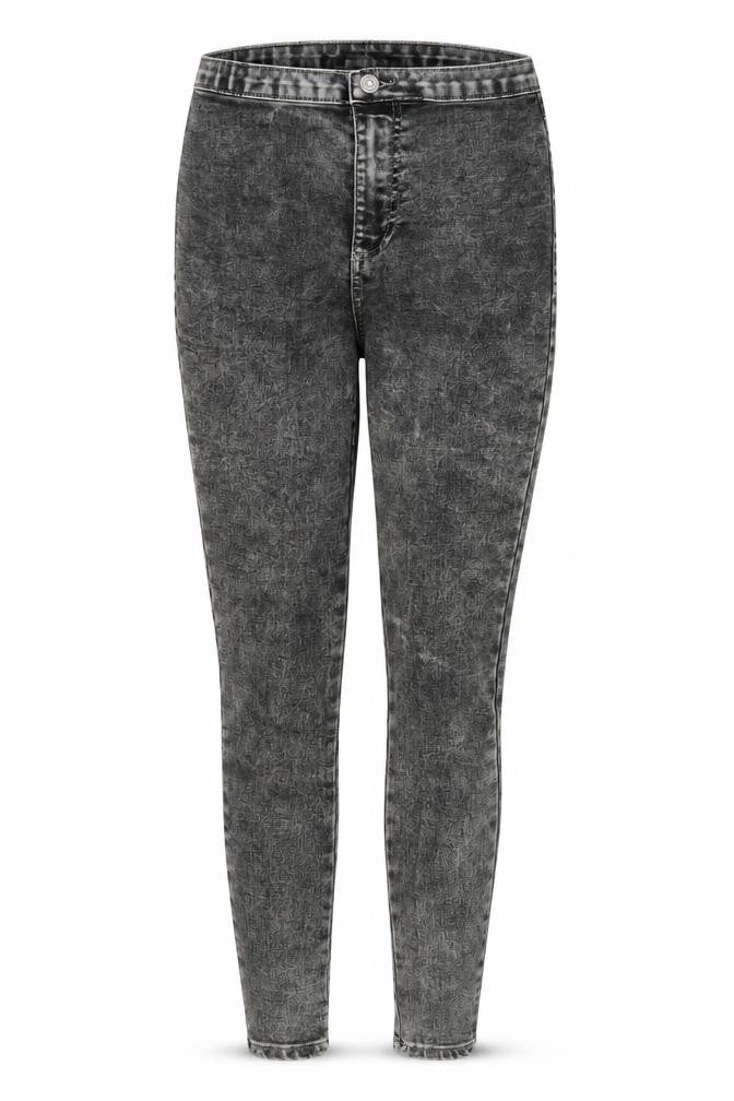 Denim & Co. Womens Grey   Skinny Jeans Size 10 L26 in