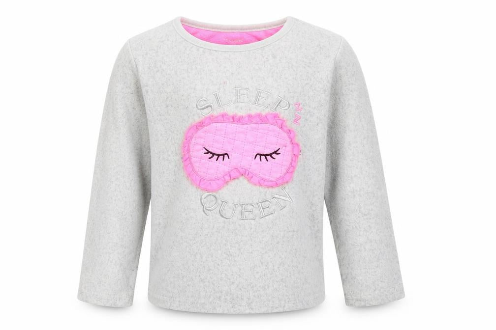 Front view of Primark girls’ multicoloured kimono pyjama set, size 6-7, years
