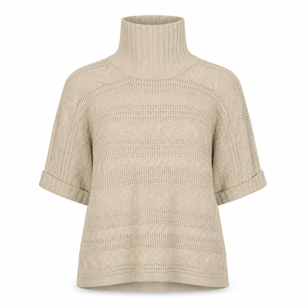 Front view of EWM women’s beige jumper, size XL